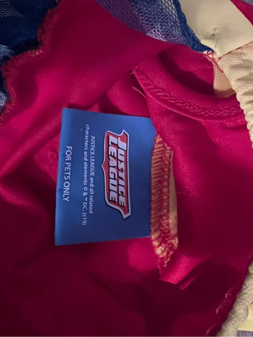 XS Wonder Woman Dog Costume